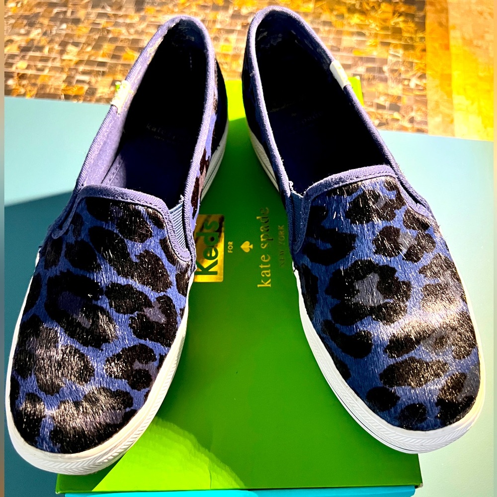 Keds for kate spade New York Triple Decker Leopard slip-on sneakers